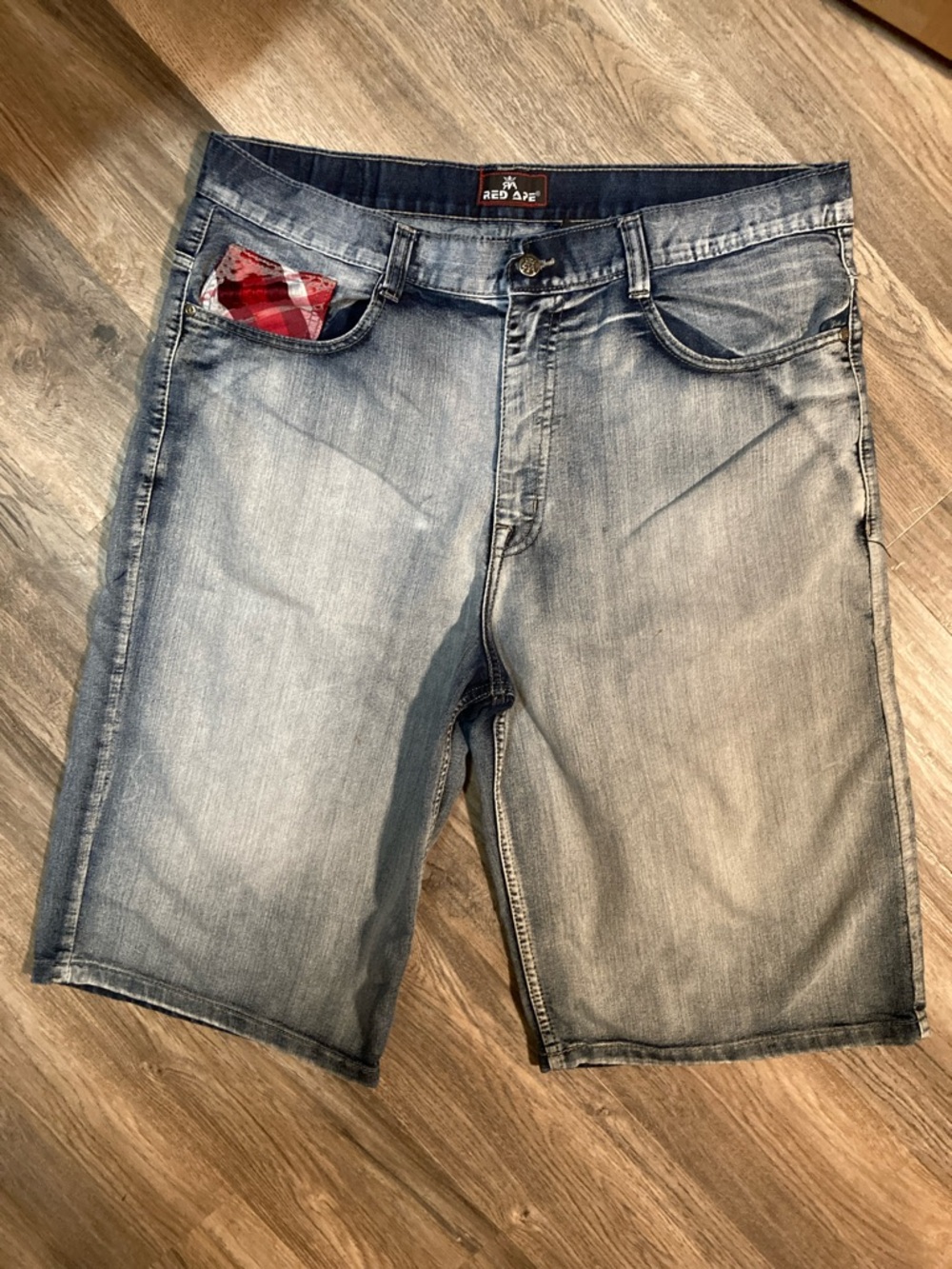 Red Ape Jean Shorts
